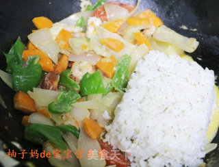 鲜虾芝士焗饭的做法步骤：10