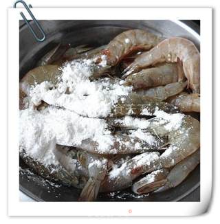 干锅茶树虾的做法步骤：2