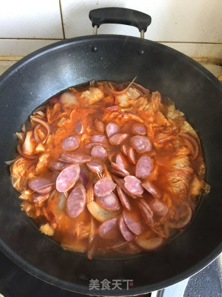 韩式牛肉卷年糕料理的做法步骤：10