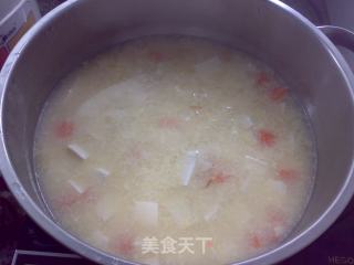 虾仁豆腐汤的做法步骤：7