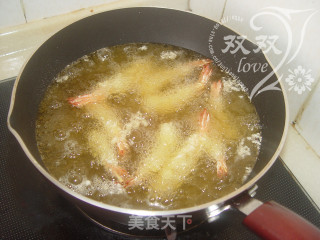 面包香酥虾的做法步骤：10