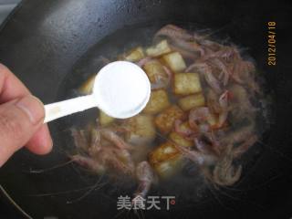 豆腐炖虾的做法步骤：7