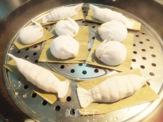 象形水晶虾饺的做法步骤：15