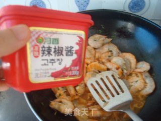 韩式辣炒虾的做法步骤：5