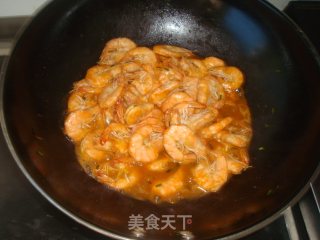韩式辣炒虾的做法步骤：7