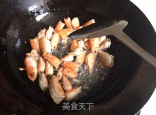 出水芙蓉虾and香酥虾头的做法步骤：10