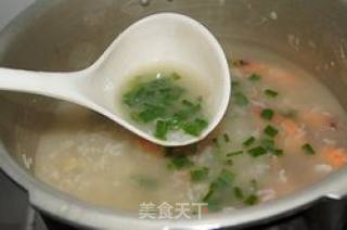 海鲜芋艿粥的做法步骤：6