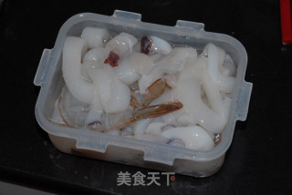 鳝鱼海鲜粥的做法步骤：3