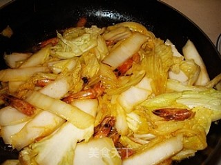 大白菜炖虾的做法步骤：6