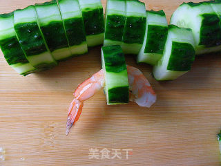 【闽菜】翡翠凤尾虾 （简易版）的做法步骤：6
