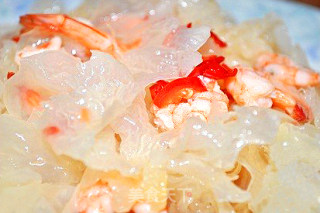 夏日捞汁菜——泰式银耳虾的做法步骤：4