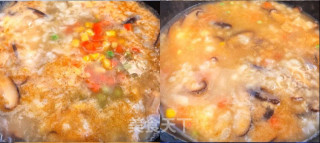 香菇虾仁疙瘩汤的做法步骤：6