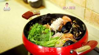 韩式辣炖海鲜汤的做法步骤：13