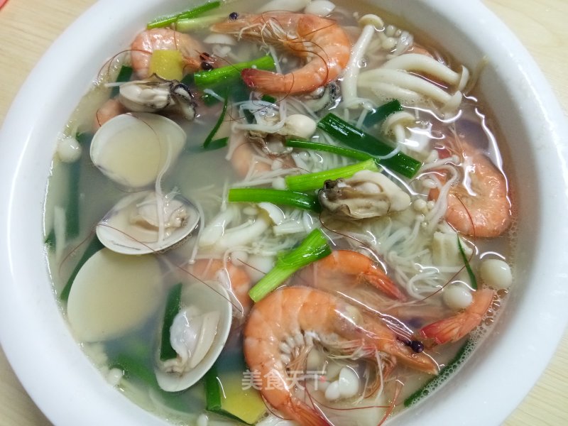 海鲜什菇汤的做法