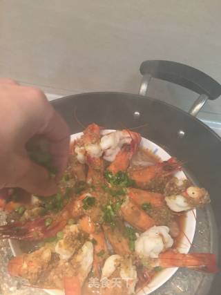 蒜蓉蒸虾的做法步骤：8