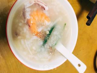 清雅海鲜砂锅粥的做法步骤：5