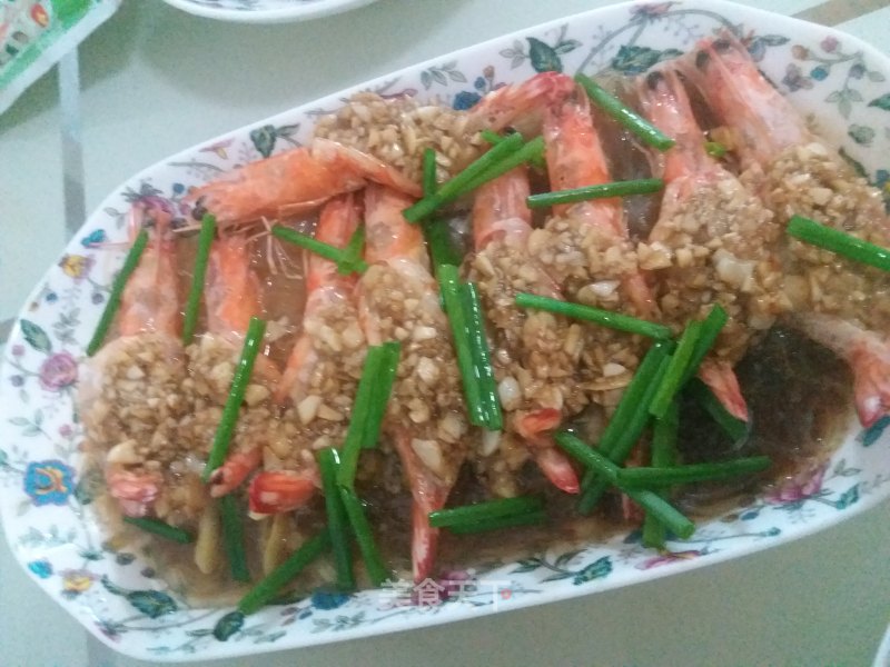 蒜蓉蒸虾的做法