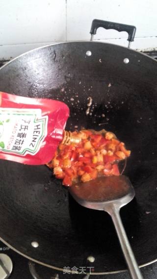 茄汁烩双鲜的做法步骤：16