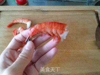 三文鱼和熟虾寿司的做法步骤：4