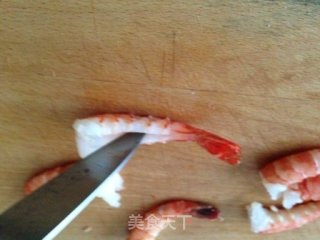 三文鱼和熟虾寿司的做法步骤：6