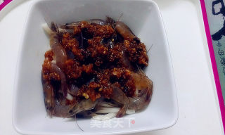 中式酱料の蒜泥蒸酱——蒜泥蒸虾的做法步骤：16