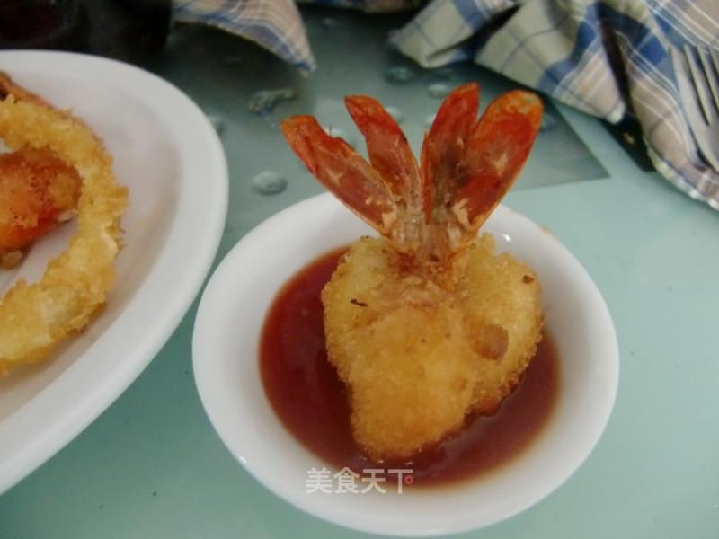 卜卜脆——杂锦炸物（虾，洋葱，鱼柳）的做法