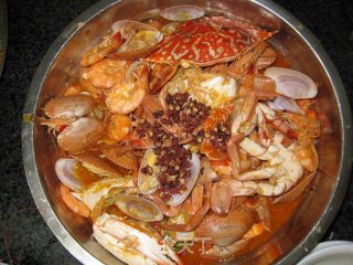 麻辣水煮海鲜锅的做法步骤：9