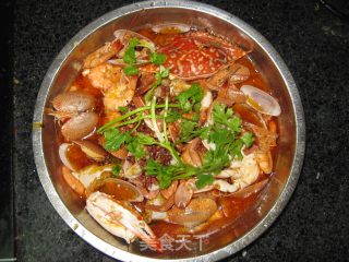麻辣水煮海鲜锅的做法步骤：11