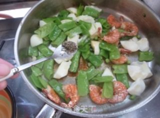 荷兰豆炒虾的做法步骤：11