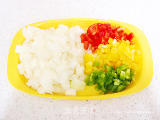 韩国菜）蒸芝士海鲜南瓜的做法步骤：1