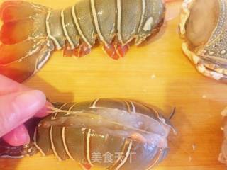 芝士黄油双味大龙虾的做法步骤：5