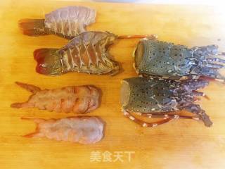芝士黄油双味大龙虾的做法步骤：7