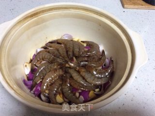 椒盐干锅虾的做法步骤：9