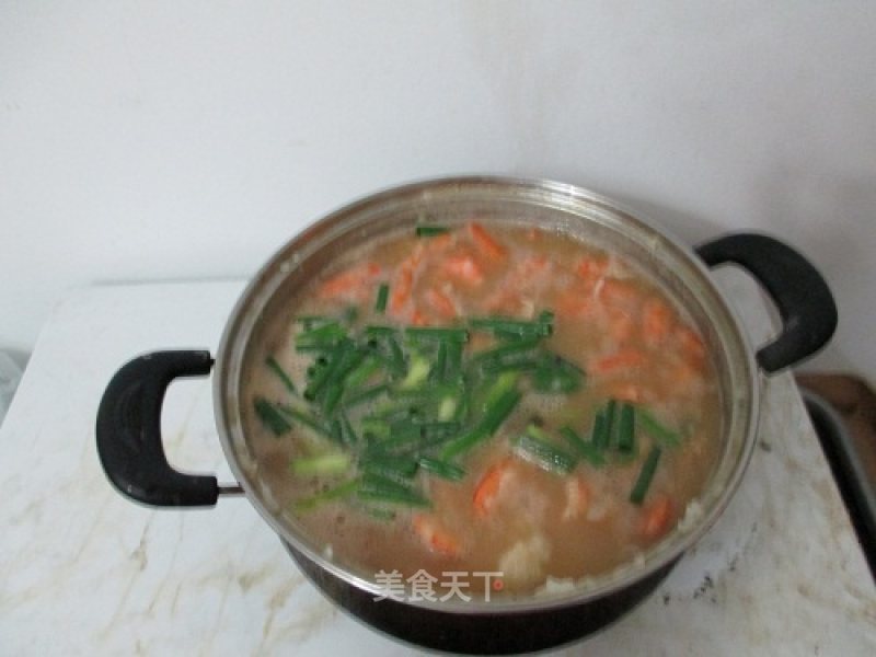 风味鲜虾粥的做法