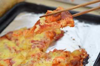 意大利辣肠鲜虾批萨的做法步骤：11