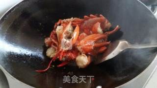 姜葱炒龙虾的做法步骤：3