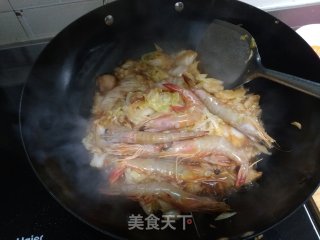 【山东】白菜烧虾的做法步骤：7