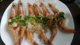 芝士焗鲜虾的做法步骤：3