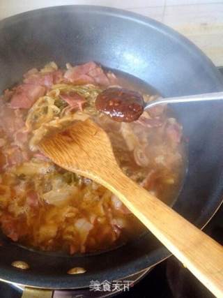 韩式泡菜锅的做法步骤：7