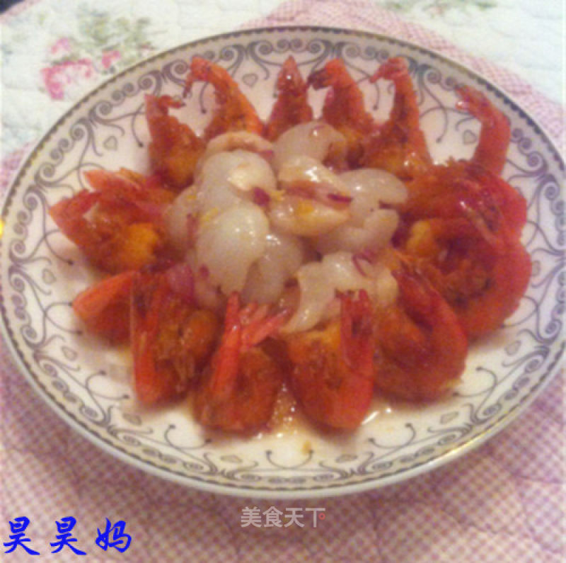 荔枝香酥凤尾虾的做法