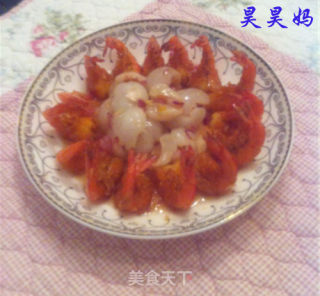 荔枝香酥凤尾虾的做法步骤：11