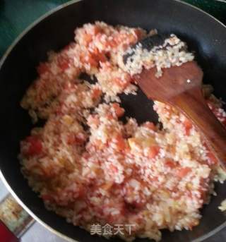 茄汁海鲜烩饭的做法步骤：4