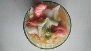 鲜虾白菜汤的做法步骤：5