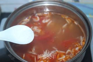 番茄土豆虾皮汤的做法步骤：6