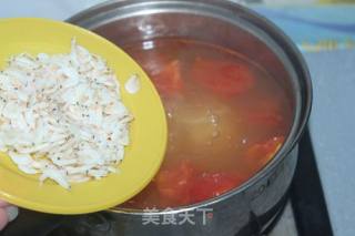 番茄土豆虾皮汤的做法步骤：5