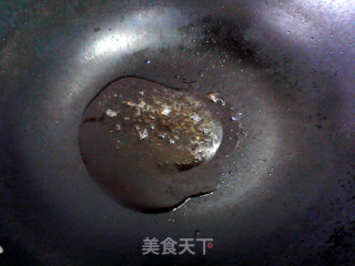 海参虾皮蛋炒红米饭的做法步骤：4
