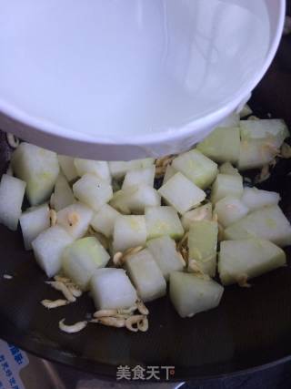 冬瓜虾皮汤的做法步骤：5