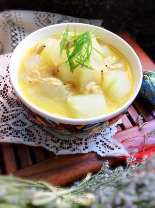 冬瓜虾皮汤的做法步骤：9