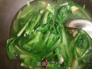 小白菜排骨汤的做法步骤：7