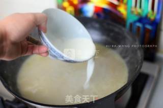武汉特色小吃  鲜鱼糊汤粉的做法步骤：7